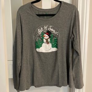 Women’s “Let It Snow” Long Sleeve Top